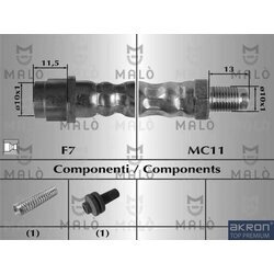 Brzdová hadica AKRON-MALO 80809
