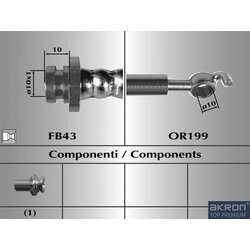Brzdová hadica AKRON-MALO 80929