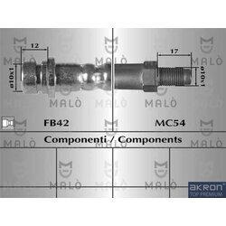 Brzdová hadica AKRON-MALO 80966