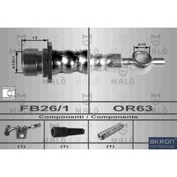 Brzdová hadica AKRON-MALO 8948