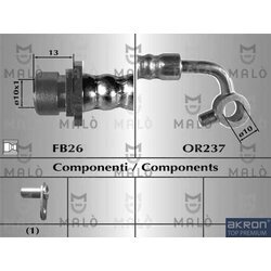 Brzdová hadica AKRON-MALO 80667