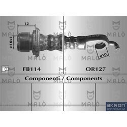 Brzdová hadica AKRON-MALO 80706