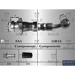 Brzdová hadica AKRON-MALO 80054