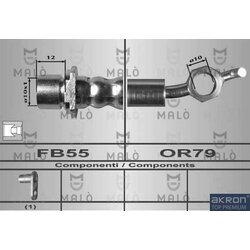 Brzdová hadica AKRON-MALO 80401
