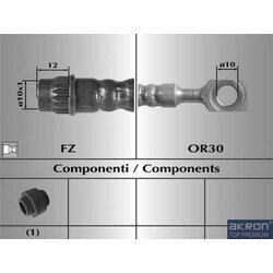 Brzdová hadica AKRON-MALO 80841