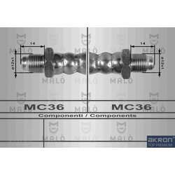 Brzdová hadica AKRON-MALO 8378
