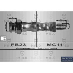 Brzdová hadica AKRON-MALO 8010