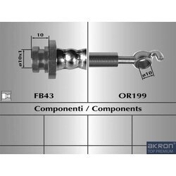 Brzdová hadica AKRON-MALO 80689