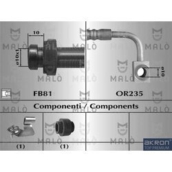 Brzdová hadica AKRON-MALO 81015