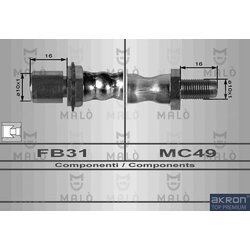 Brzdová hadica AKRON-MALO 80146