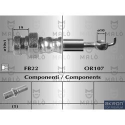 Brzdová hadica AKRON-MALO 80626