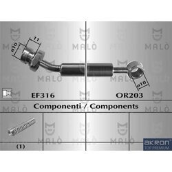 Brzdová hadica AKRON-MALO 80677