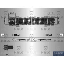 Brzdová hadica AKRON-MALO 80723