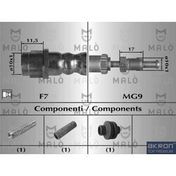 Brzdová hadica AKRON-MALO 81064