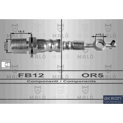 Brzdová hadica AKRON-MALO 8537