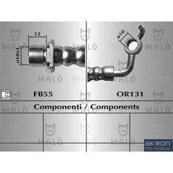 Brzdová hadica AKRON-MALO 80142