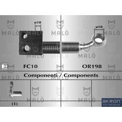 Brzdová hadica AKRON-MALO 80973