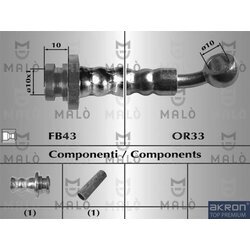 Brzdová hadica AKRON-MALO 80053