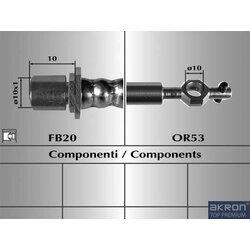 Brzdová hadica AKRON-MALO 80131