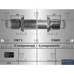 Brzdová hadica AKRON-MALO 80961