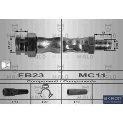 Držiak brzdovej hadice AKRON-MALO 8357