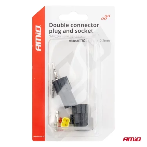 Konektor, sada 2 PIN 2,2 mm AMIO-04346 - obr. 4