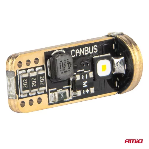 LED žiarovky CANBUS T10 W5W 3SMD 3838 White 12V/24V AMiO-04246 - obr. 2