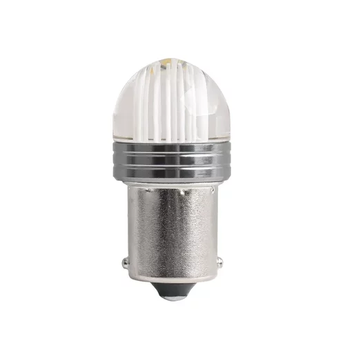 LED žiarovky STANDARD P21W 9SMD 12V Clear white 100 ks AMIO