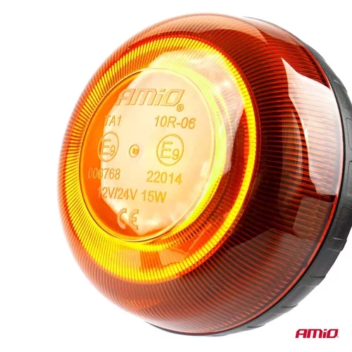 Výstražný maják W21sb na skrutke R65 R10 18LED 12/24V IP56 AMIO - obr. 1