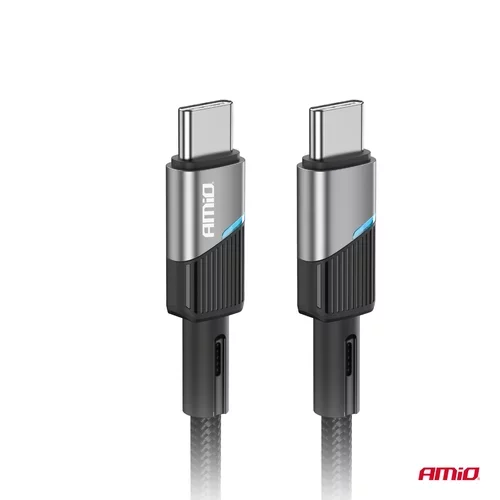 Kábel 'USB-C na USB-C 60W 100cm FullLINK AMIO-03926 - obr. 2