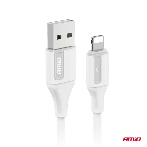 Kábel USB na Lightning 3A 100cm FullLINK AMIO-03919 - obr. 1