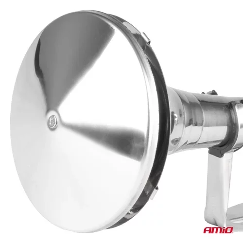 Klaksónová signalizácia chróm 620 mm 12V 24V LowTone AMIO-04078 - obr. 2