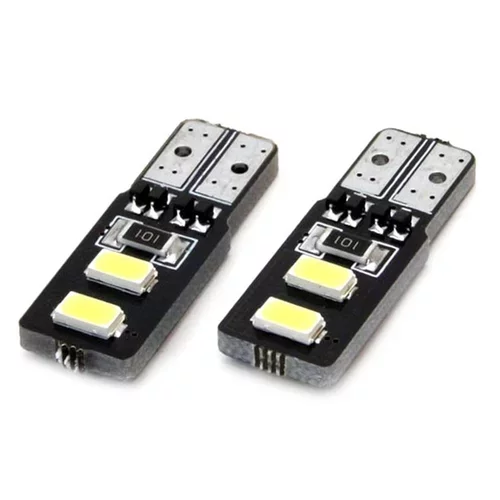 LED žiarovky CANBUS 4SMD 5730 T10 (W5W) White AMIO - obr. 3