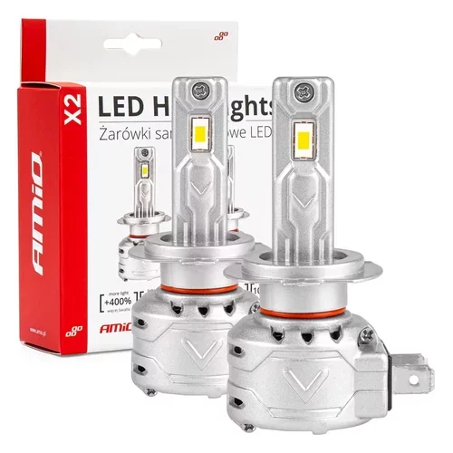 LED žiarovky hlavného svietenia H7/H18 X2 Series AMiO