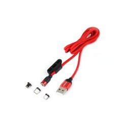 Multikábel USB Lightning/USB C/micro USB 1m UC-08 AMIO - obr. 2