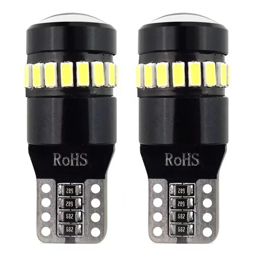 LED žiarovky CANBUS 18SMD 3014 + 1SMD 1SMD T10 W5W White 12V/24V AMIO