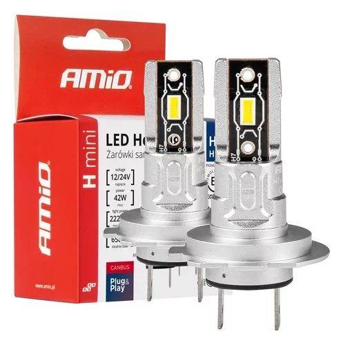 LED žiarovky hlavného svietenia H7/H18 H-mini Series AMiO-03332