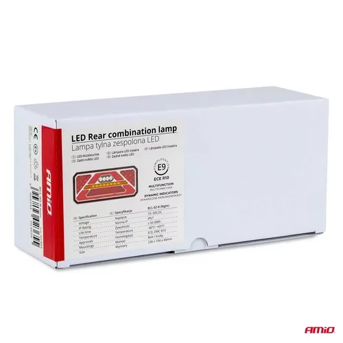 Svetlo zadné združené LED dynamické PRAVÉ RCL-02-R /AMiO/ - obr. 11