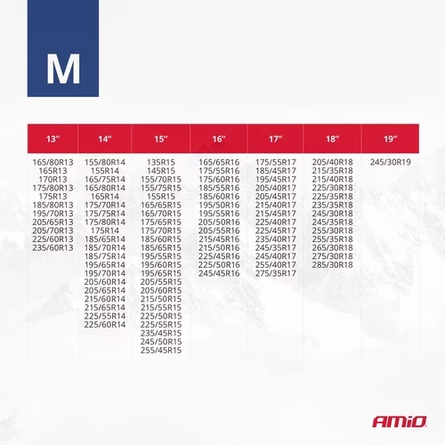 Textilné snehové reťaze M EN16662-1 Önorm V5121 2 ks AMIO-04081 - obr. 6