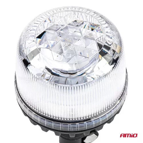 Výstražný maják W25p tyčový Flexi R65 R10 24LED 12/24V IP66 AMIO - obr. 3