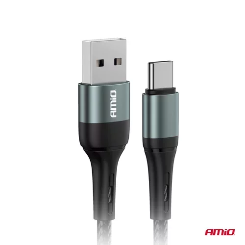 Kábel USB na USB-C 3A 200cm FullLINK AMIO-03912 - obr. 1