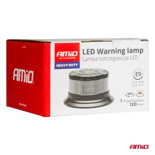 LED vystražný maják W28B 12V 24V AMiO-04109 - obr. 4