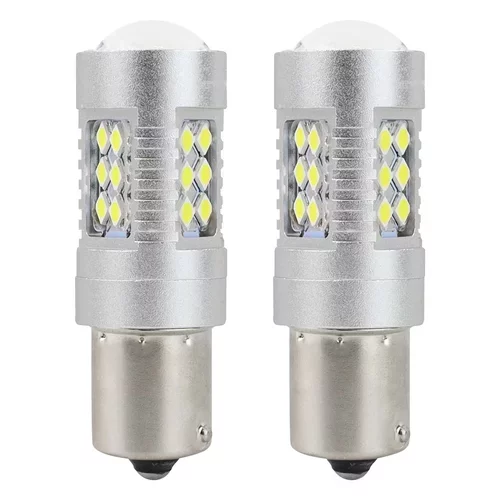 LED žiarovky CANBUS 3030 24SMD 1156 BA15S P21W White 12V/24V AMIO