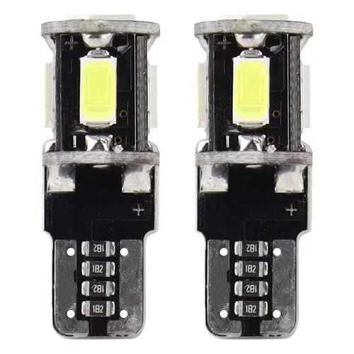 LED žiarovky CANBUS 5SMD 5730 T10 (W5W) White AMIO