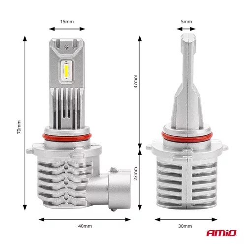 LED žiarovky hlavného svietenia HB4 9006 X1 Series AMiO - obr. 4