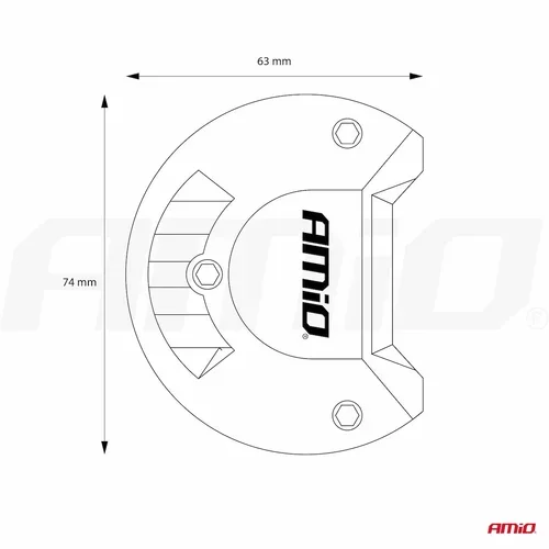 Pracovné LED svetlo AWL28 140LED COMBO 9-36V AMIO - obr. 9