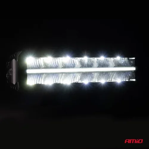 Pracovné panelové svetlo LED BAR AWL70 60W 6500K 8000lm 30cm 12V 24V AMiO-04211 - obr. 4