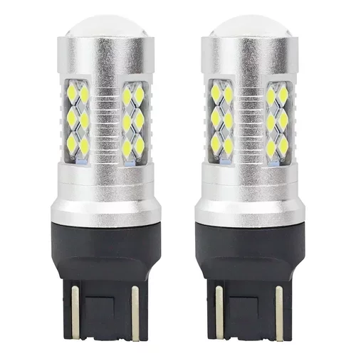 LED žiarovky CANBUS 3030 24SMD T20 7443 W21/5W White 12V/24V AMIO