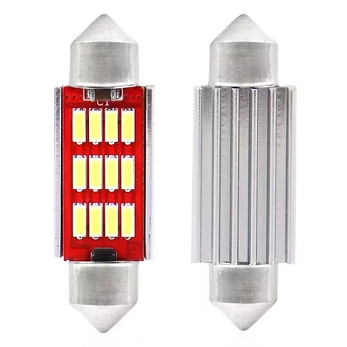 LED žiarovky CANBUS 4014 12SMD Festoon C5W C10W C3W 36mm White 12V/24V AMIO