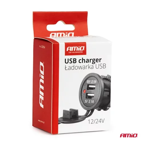 Nabíjačka 2x USB 12/24V MOD-04 AMIO - obr. 4